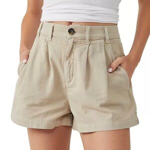 NEW Free People|| FP Movement Women's Billie Chino Shorts, in a green graySize 6